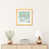 Toile avec cadre en bois beige n'est pas disponible