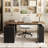 Bernarrdetta 63 W L-Shaped Lift Desk-1282191076