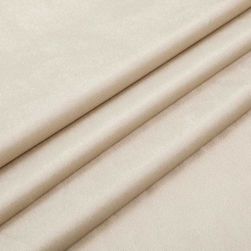 Stockholm Heavy Crushed Velvet Eyelet Sheer Curtains, Beige, Width 228 x Drop 228 cm