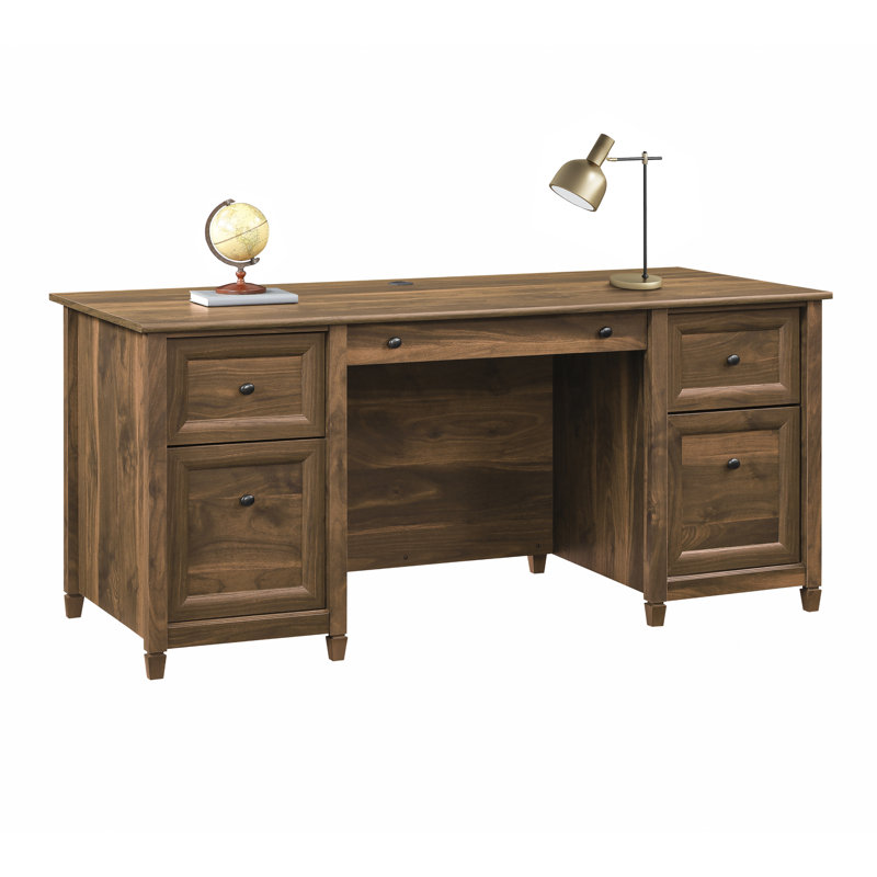 Bureau de direction Damian, finition Grand Walnut, Grand Walnut