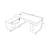 Deluxe gray two-cabinet modern desk-1500996006