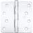 4" Door Hinges, 1/4" Radius Corner-64641418
