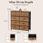 98 cm Chest Of Drawers, 10-Drawer with Handles-1938795008