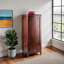 Armoire de rangement 1 tiroir à finition noyer Blake Jelly, H 47,15 po x l 17,14 po x P 15,46 po