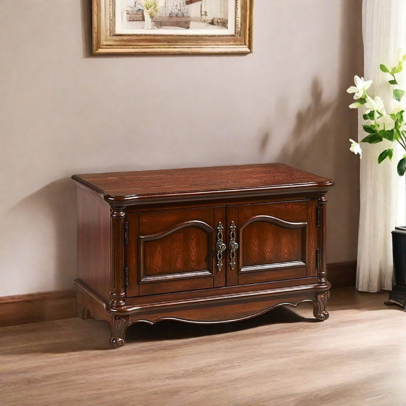 Banc à chaussures 31,5 po, Brun