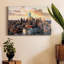 19_Dallas, Texas Cityscape, toile tendue avec châssis de qualité supérieure - prête à être accrochée-223561260