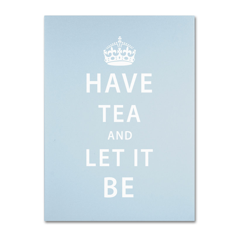 « do tea », art textuel sur toile tendue, H 47 po x l 35 po x P 2 po