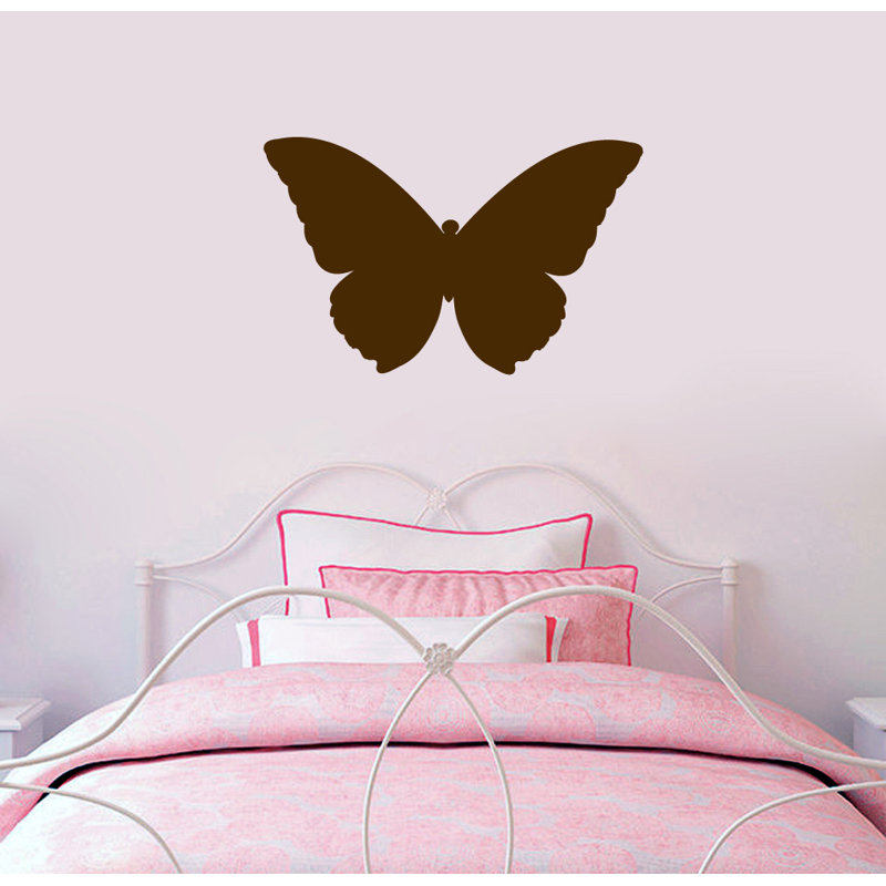 Adhésif décoratif papillon, Brun