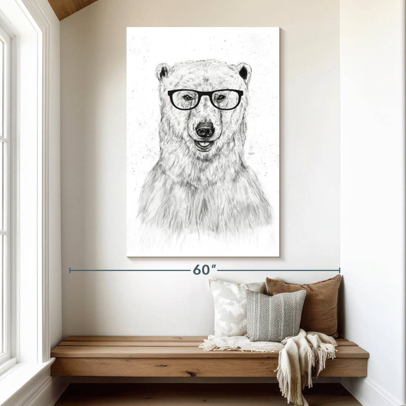 Brampt Geek Bear, 51" H x 34" W