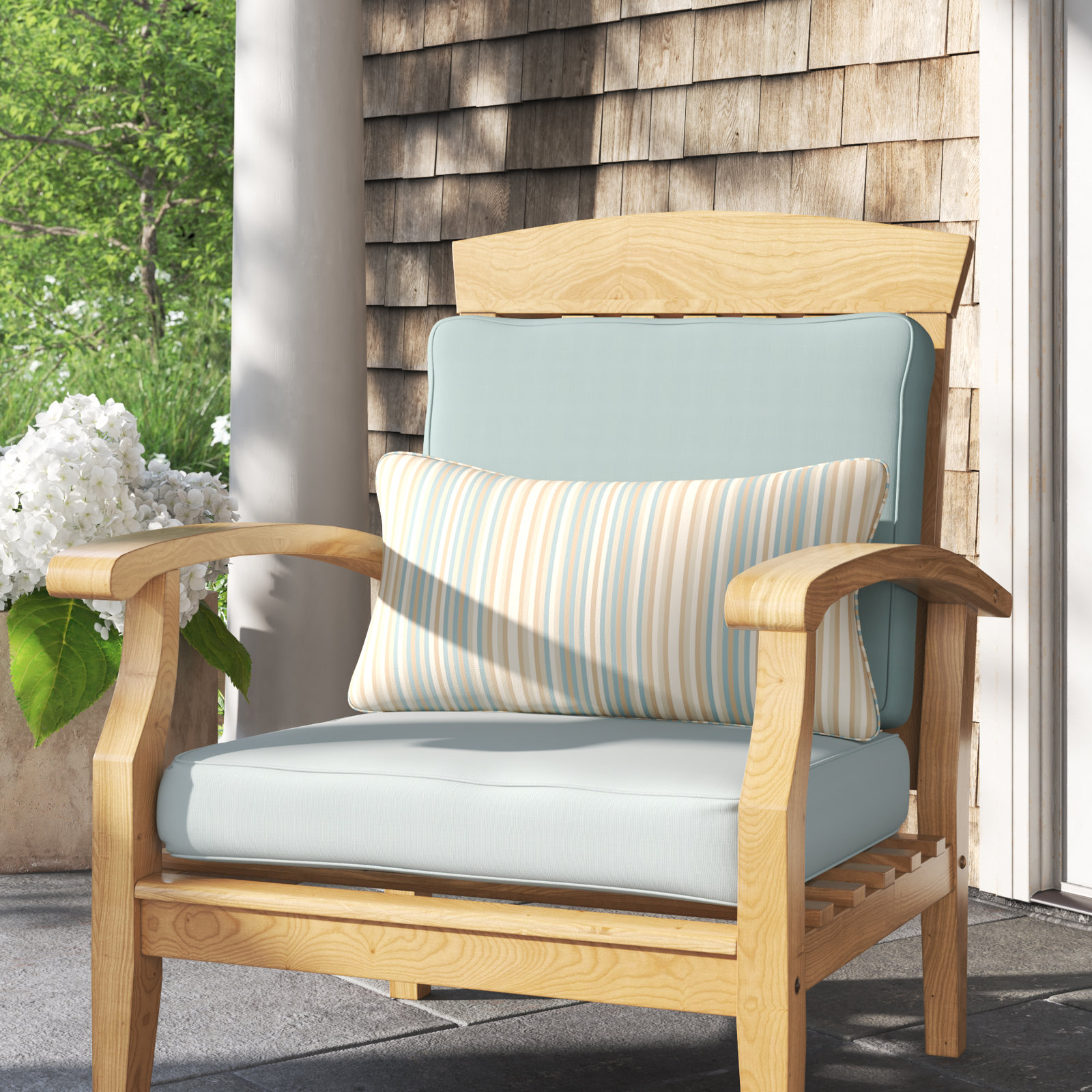 Sunbrella Outdoor Lounge Chair