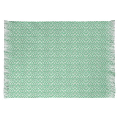 Tapis vert à motif art déco alternatif Mcguigan