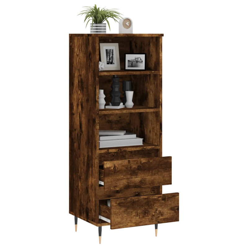 Milanie 40cm Sideboard, Smoked Oak