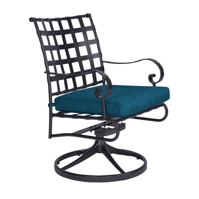 Classico Outdoor Rocker Chair, Graphite, Cast Lagoon