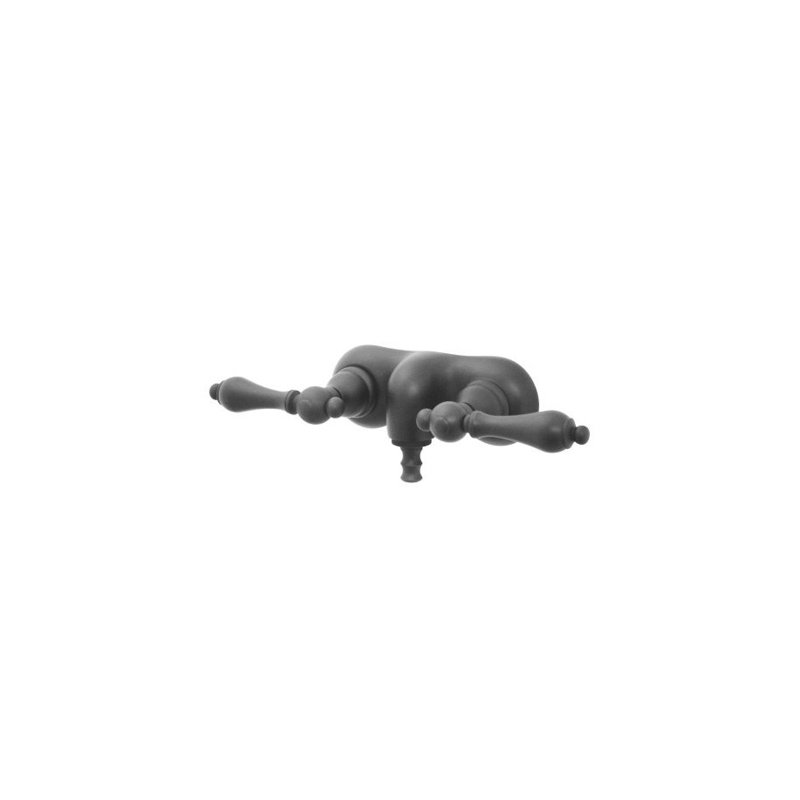 Hot Springs Double Handle Wall Mounted Clawfoot Tub Faucet, Oil Rubbed Bronze