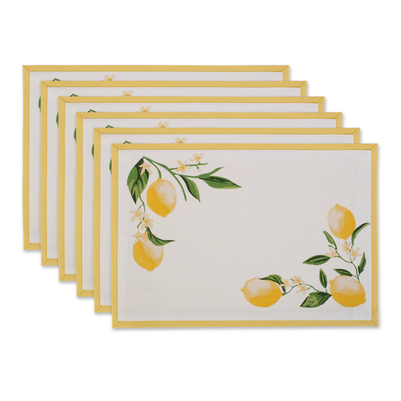 Hyde Cotton Food & Drink Rectangle Placemat