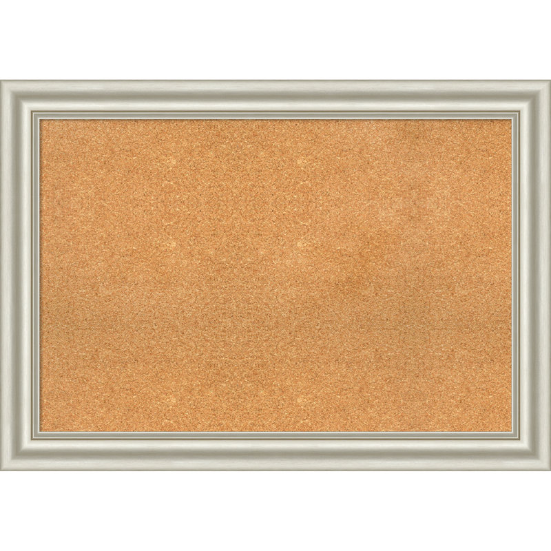 Tableau blanc Sophia, tableau blanc en liège, tableau d'organisation, tableau d'affichage, H 30 po x l 42 po, Naturel