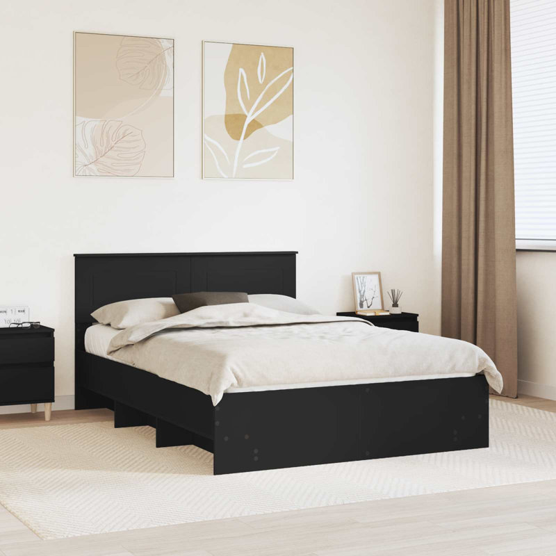 Bed, European Double (140 x 200 cm), Black