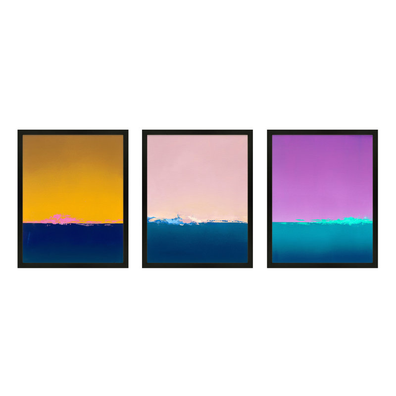Horizon by Lee Lessem, 50" H x 40" W x 1.25" D, Black