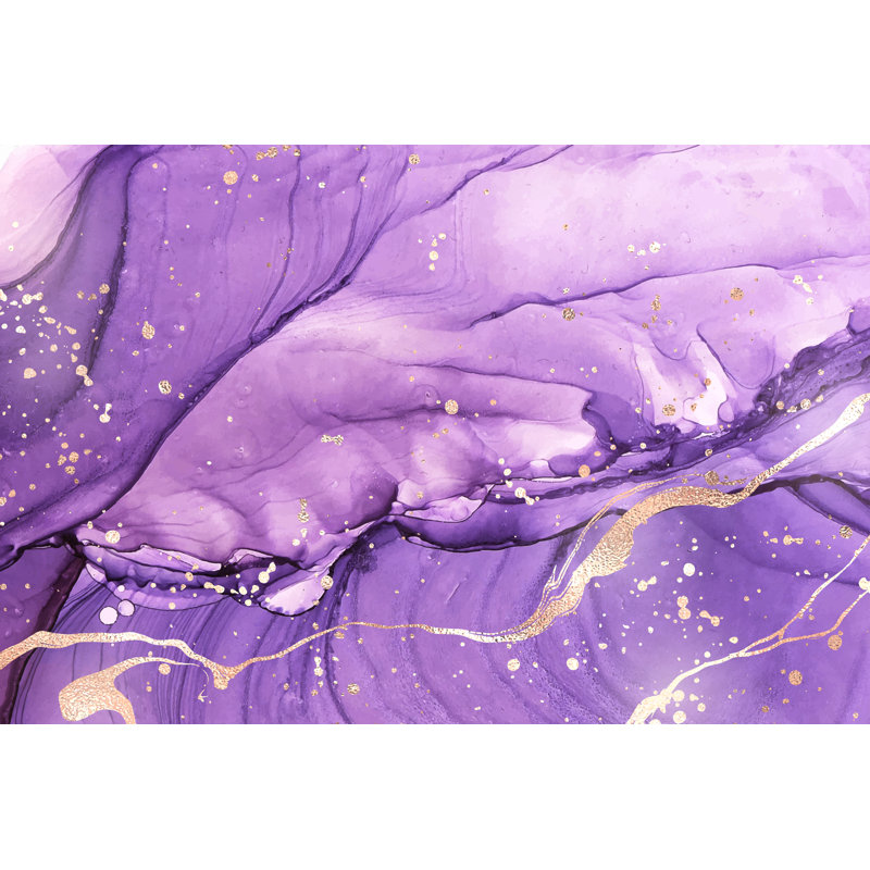 Liquid Lavender by Svetolk - Wrapped Canvas Print, 20cm H x 30cm W x 3.8cm D