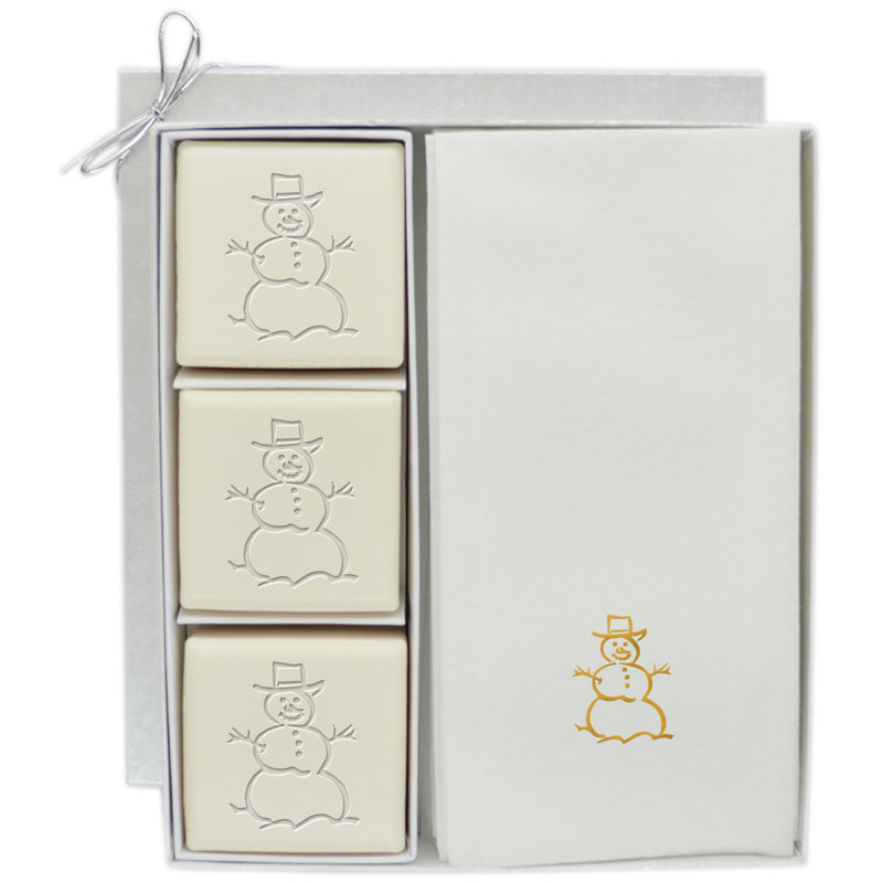 Ensemble de cadeaux bonhomme de neige Thompson, Or