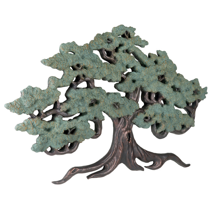 Sculpture murale arbre de vie antique