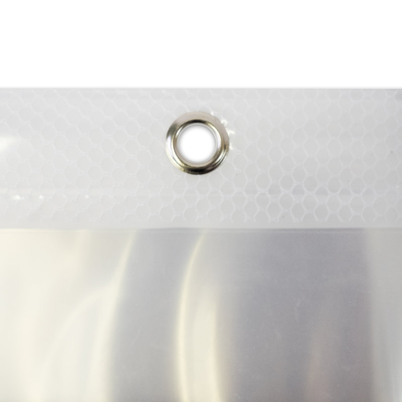 Doublure de rideau de douche en vinyle, Transparent