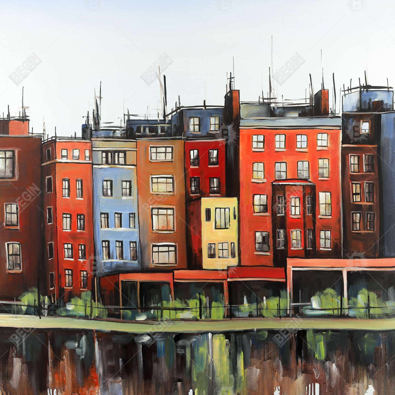 " Boston Fall Colors Buildings "