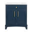 Ensemble de meuble-lavabo moderne 27,8 po avec surface peinte