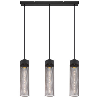 Aizik 3 - Light Matte Black Pendant