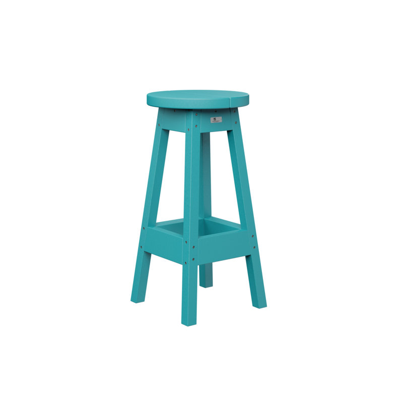 Berlin Gardens Outdoor Bar Stool, Aruba Blue