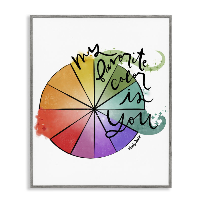 «Favorite Color Is You», estampe numérique, design par Mandy Ford Art + Illustration, Estampe numérique Farmhouse