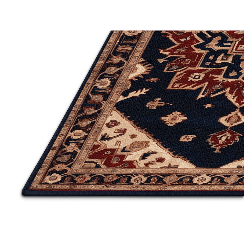 Tapis mauve lavable à la machine, Rectangulaire 7 pi x 10 pi