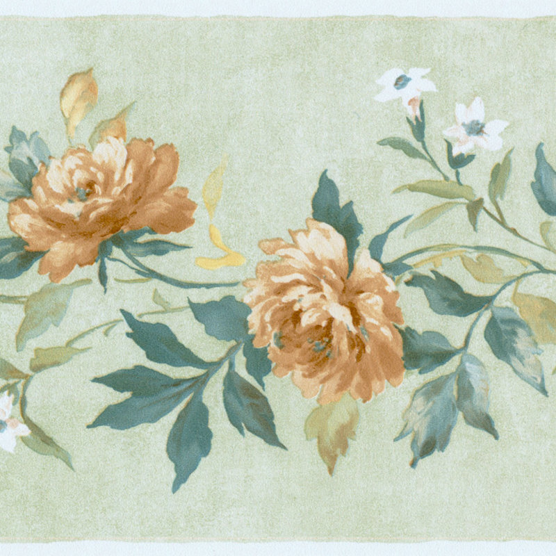 Papier peint Heilyn, Vert / jaune