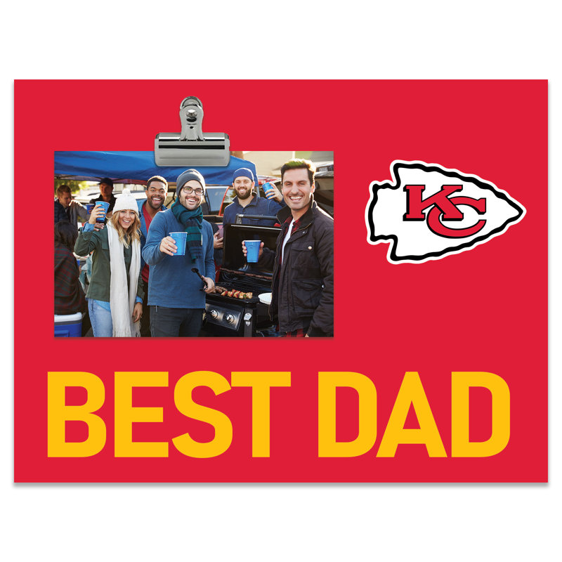 Cadre lumineux Kansas City Chiefs Bright Line - Best Dad