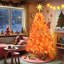 Arbre de Noël éclairé épinette 72,05 po Kasir