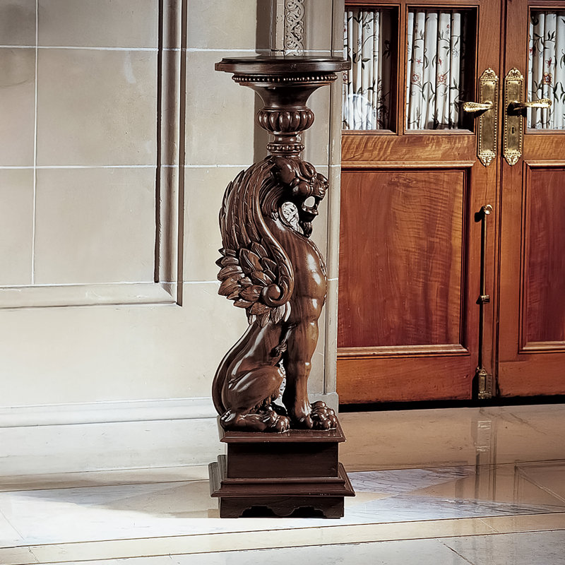 English Griffin Pedestal Plant Stand