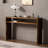 Retro style simple brown console table-1557044722