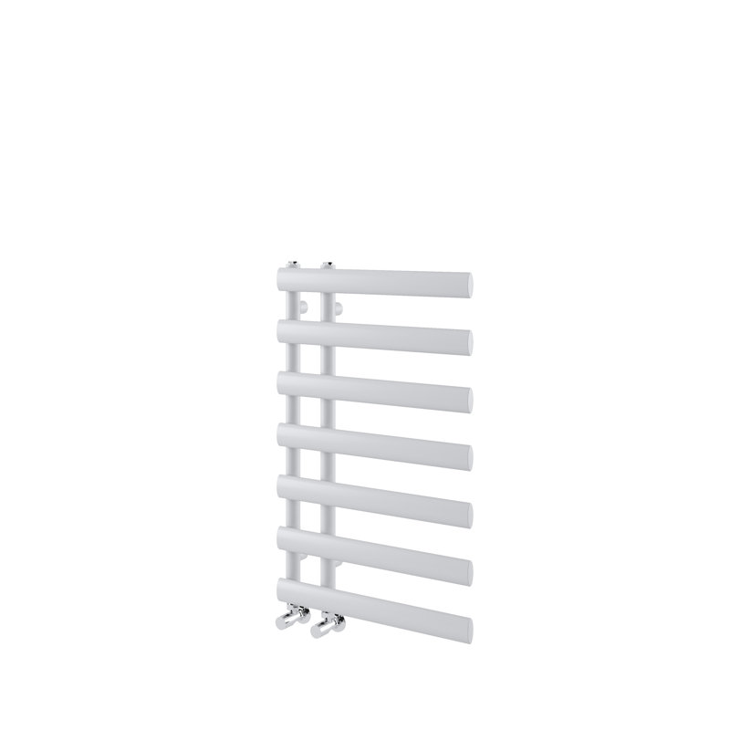 Flat Panel Towel Rail Heated Towel Rails, 780mm H x 500mm W x 60mm D, White