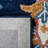 Blossom Hand Tufted Wool/Cotton Oriental Rug in Ivory/Blue-202013322