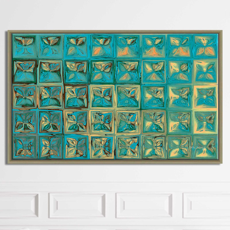 «I Am Your Shield, Genesis 15: 1» par Mark Lawrence, reproduction d'art, Cadre flottant champagne