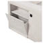 U_STYLE Canapé-lit escamotable en L avec rangement et ports USB - Revêtement en polyester beige, structure en bois