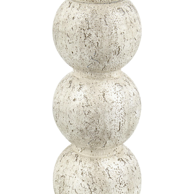 Lampe sur pied traditionnelle 62 po Kee, Crème