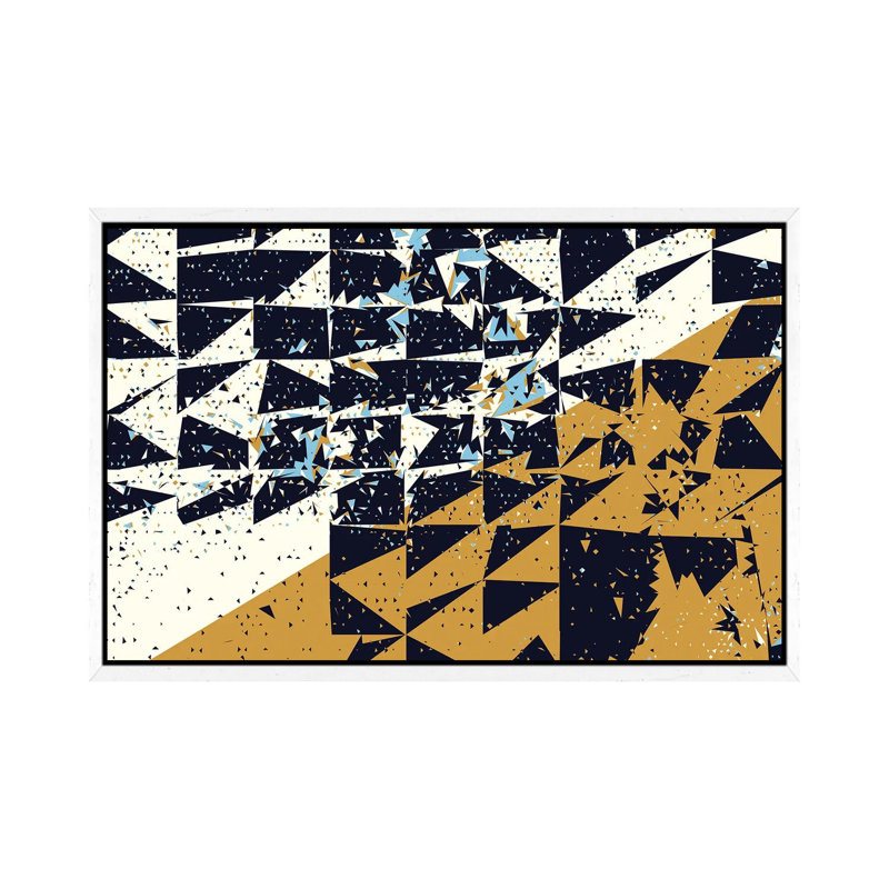Modulation X 1 Piece Wall Art on Canvas, 101.6 cm H x 66.04 cm W, White Floater Frame