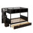 Leda Twin over Full Futon Bunk Bed with Bookcase by Runforrest-748128746