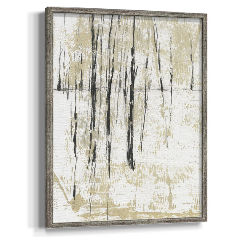 Impression encadrée Gilded Forest II - bois massif, H 11 po x l 9 po