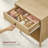 Vansant 1 - Drawer Nightstand with Drawer and Open Compartment, Solid Wood Legs-1069273055