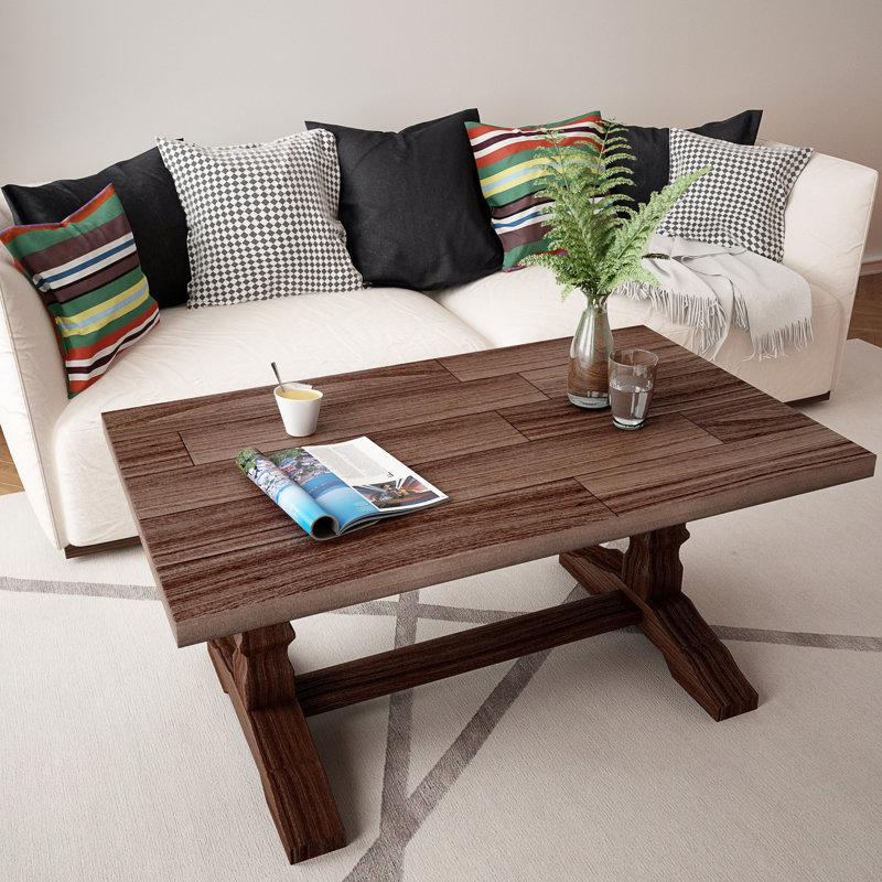 Wexler Solid Wood Trestle Coffee Table