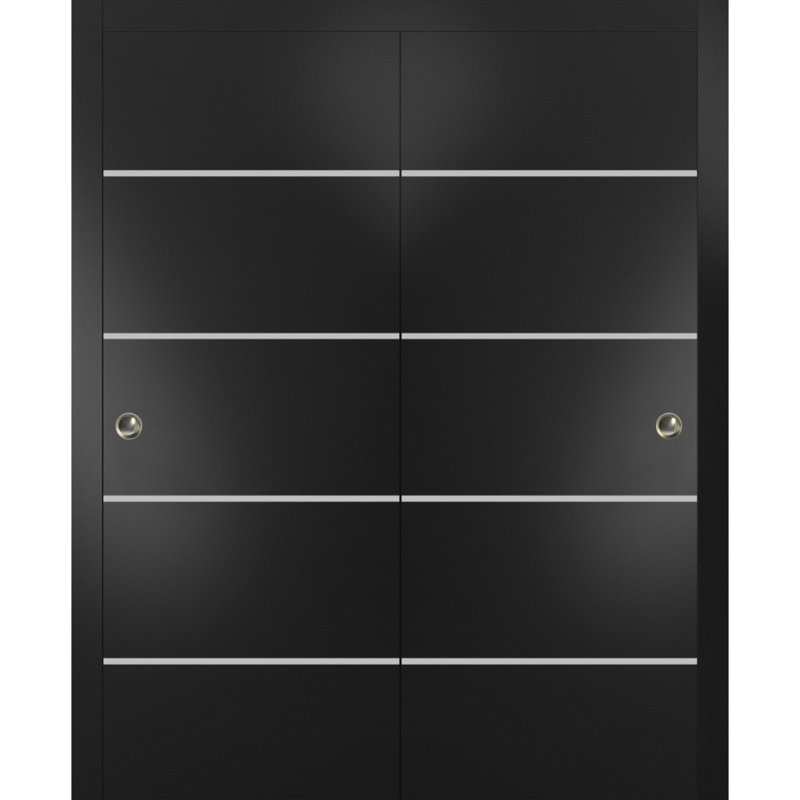 Porte de grange en bois massif massif, 72 po x 96 po