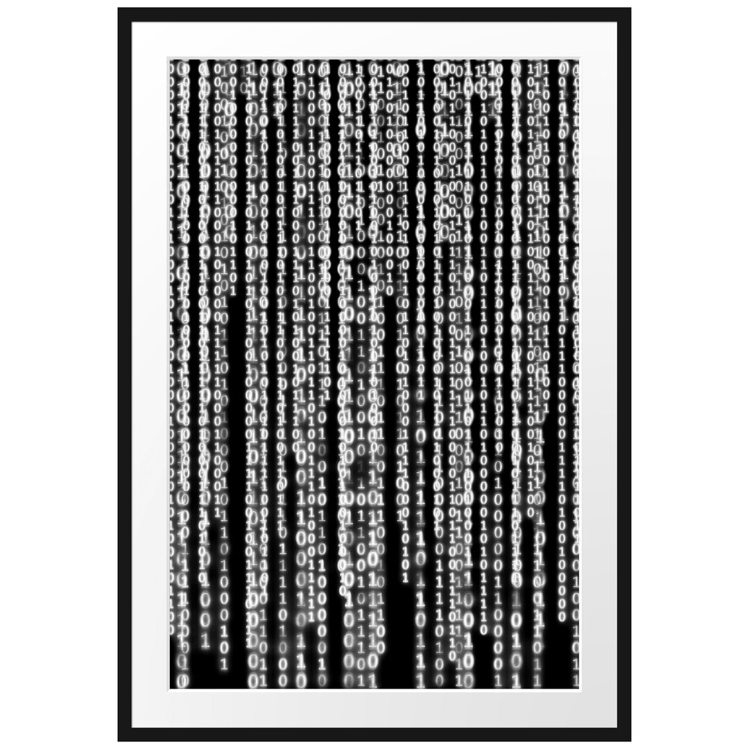 Gerahmtes Poster Matrix