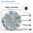 Minimalist Astronaut Themed Wall Clock Design Home Decor Art - 12'' Modern Glass Wall Clock